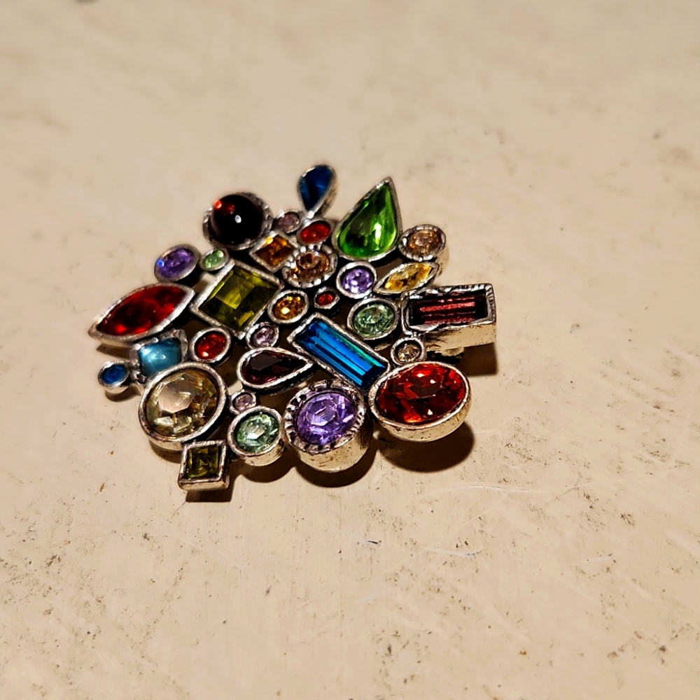 Patricia Locke Multi Colored Brooch